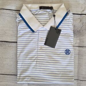 New! Men's G/Fore Striped Polo